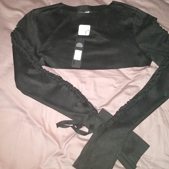 Fashion Nova Black Sheath V-neck Mini Dress - Picture 5 of 7